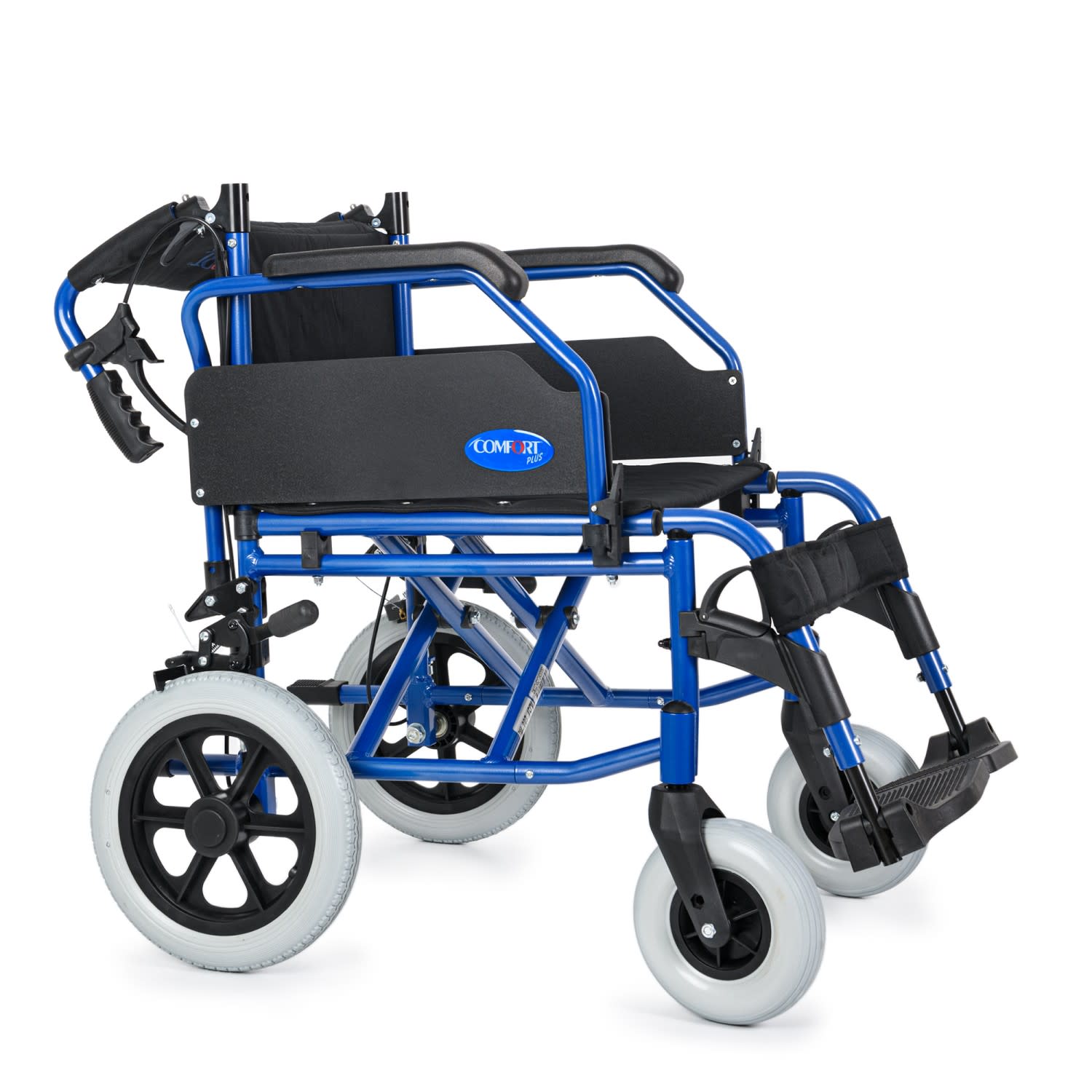 Comfort Plus DM-337 45cm Mavi Alüminyum Özellikli Transfer Tekerlekli Sandalye 6