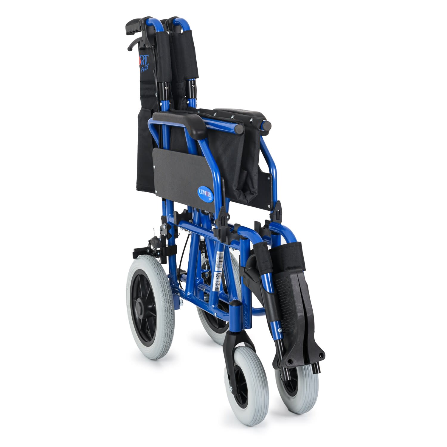 Comfort Plus DM-337 45cm Mavi Alüminyum Özellikli Transfer Tekerlekli Sandalye 7