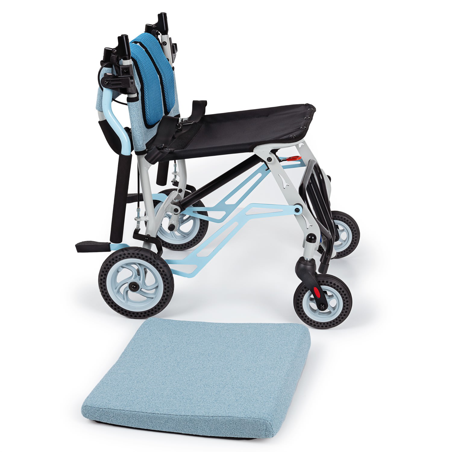 Comfort Plus DY01409LJ Mavi Transfer Tekerlekli Sandalye 5