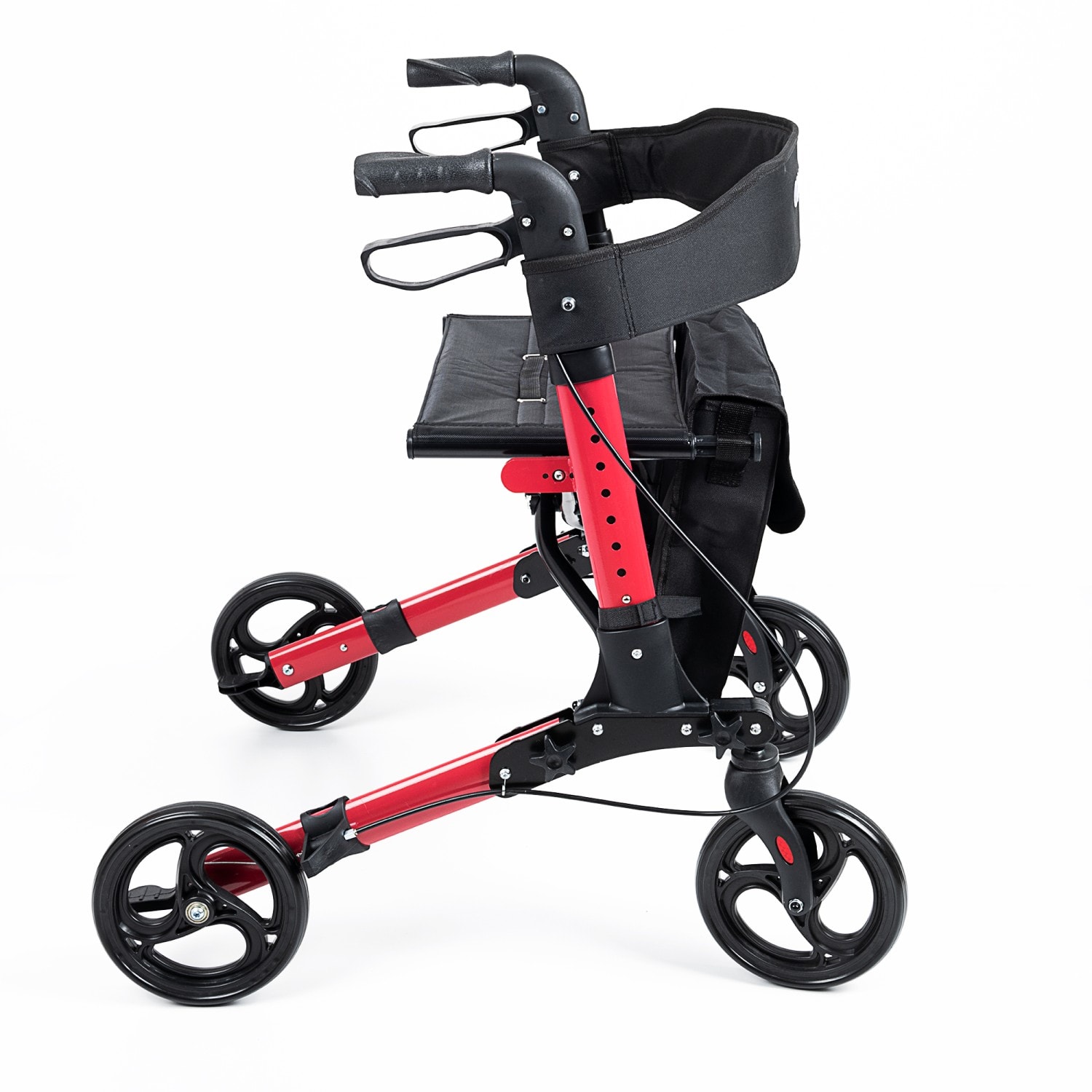 Comfort Plus DM-9102 Kırmızı Lüx Alüminyum Rolatör 6