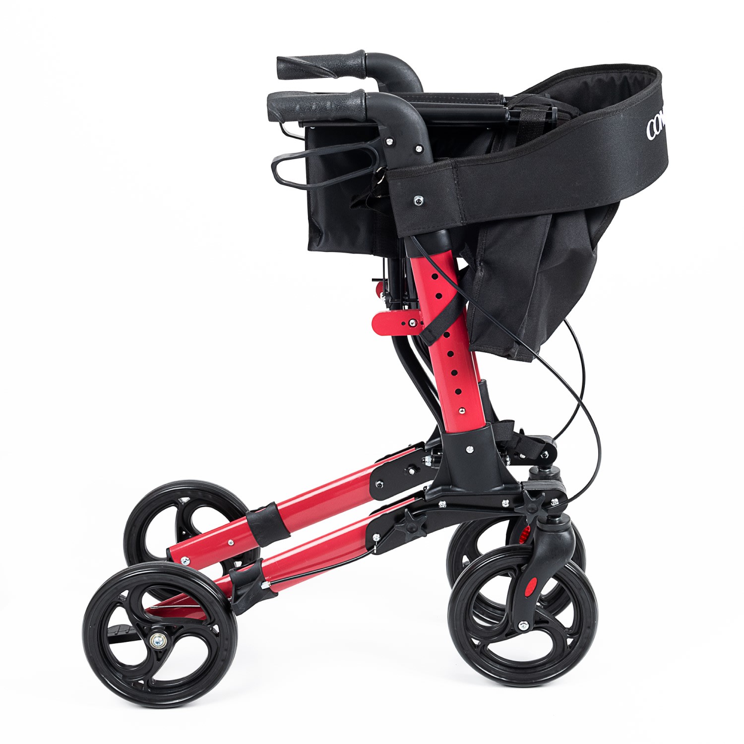 Comfort Plus DM-9102 Kırmızı Lüx Alüminyum Rolatör 7