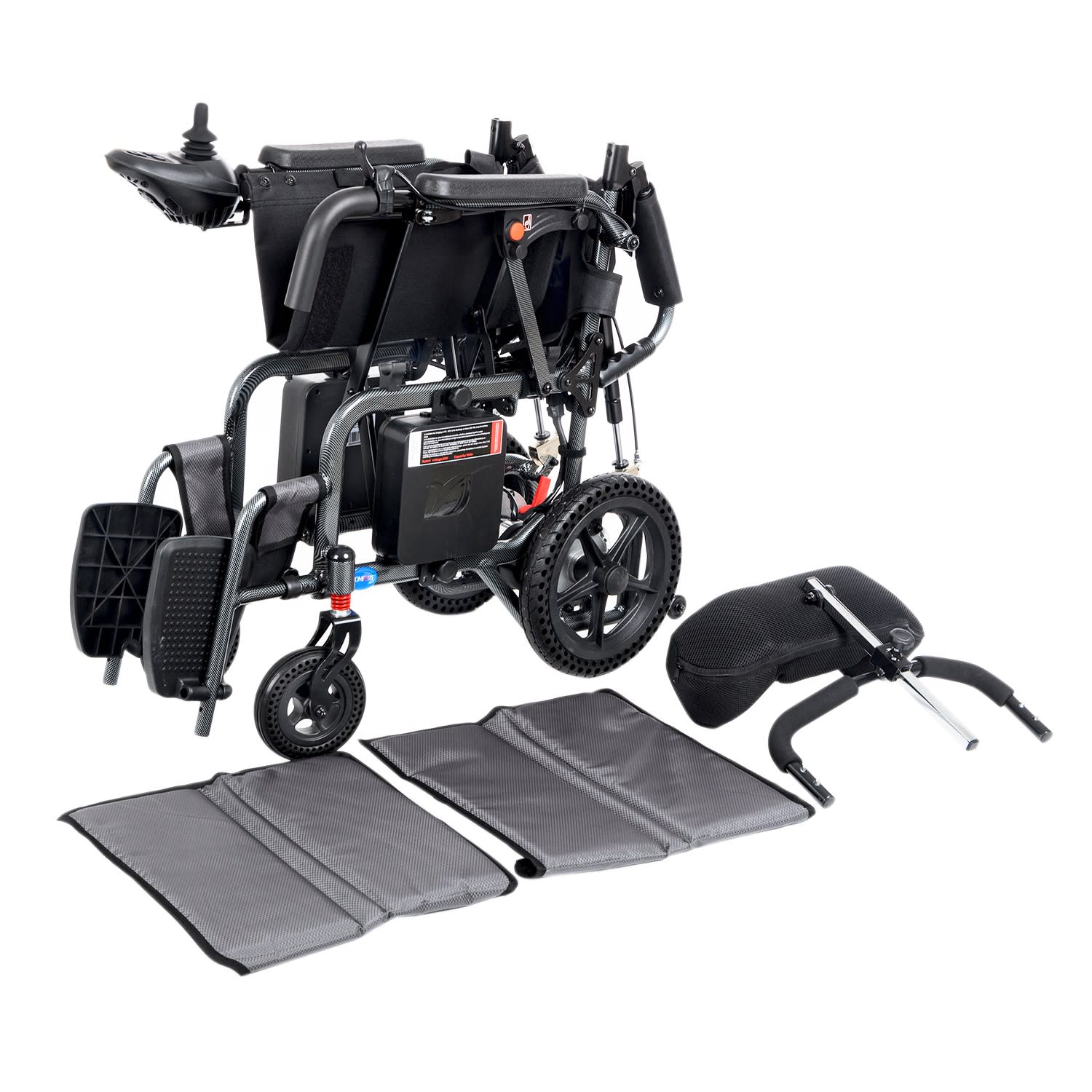 Comfort Plus DY01102 Portatif Lityum Pilli (Akülü) Tekerlekli Sandalye Baş Destekli, Sırt Yatar 7