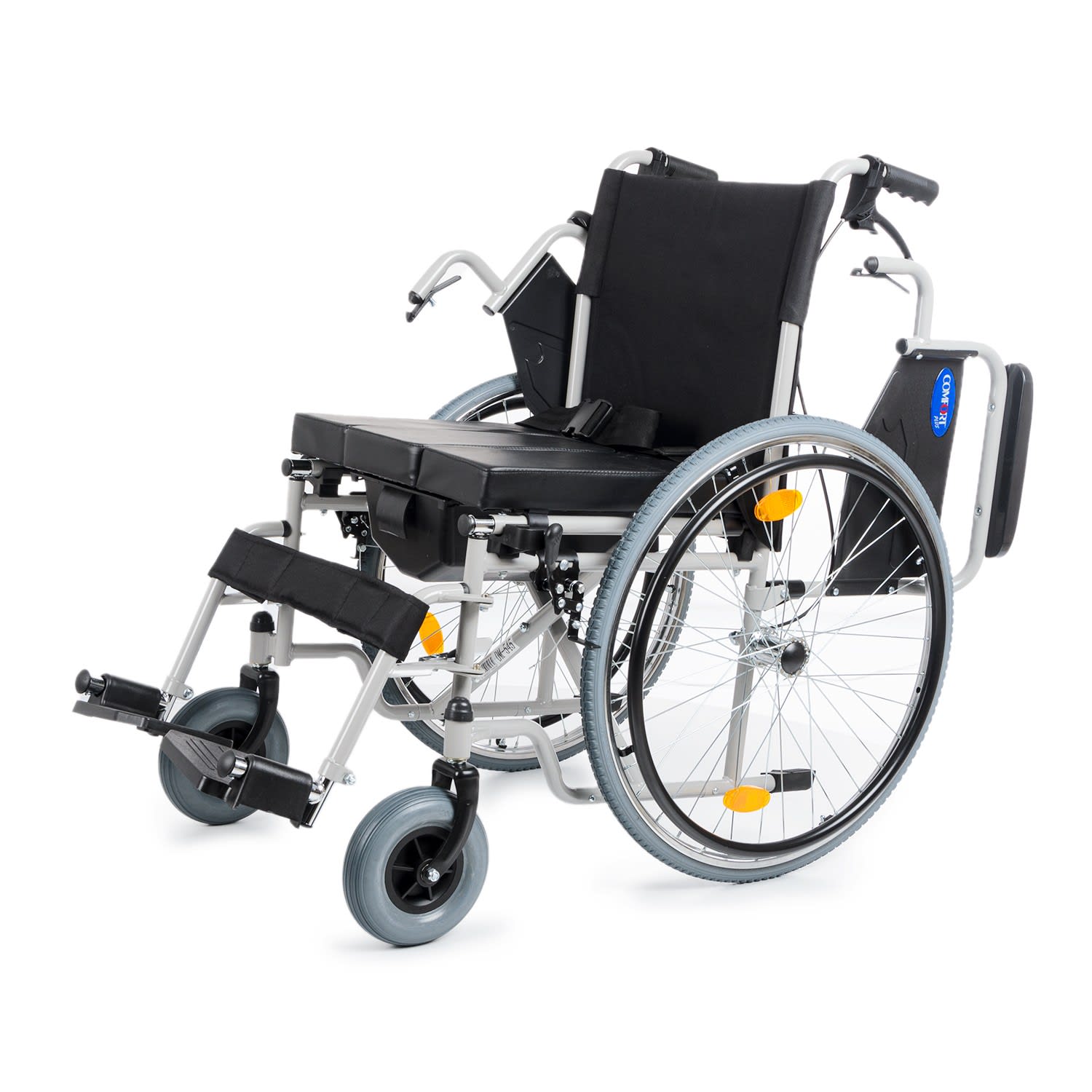 Comfort Plus DM-550 50cm Tuvalet WC Özellikli Tekerlekli Sandalye 5