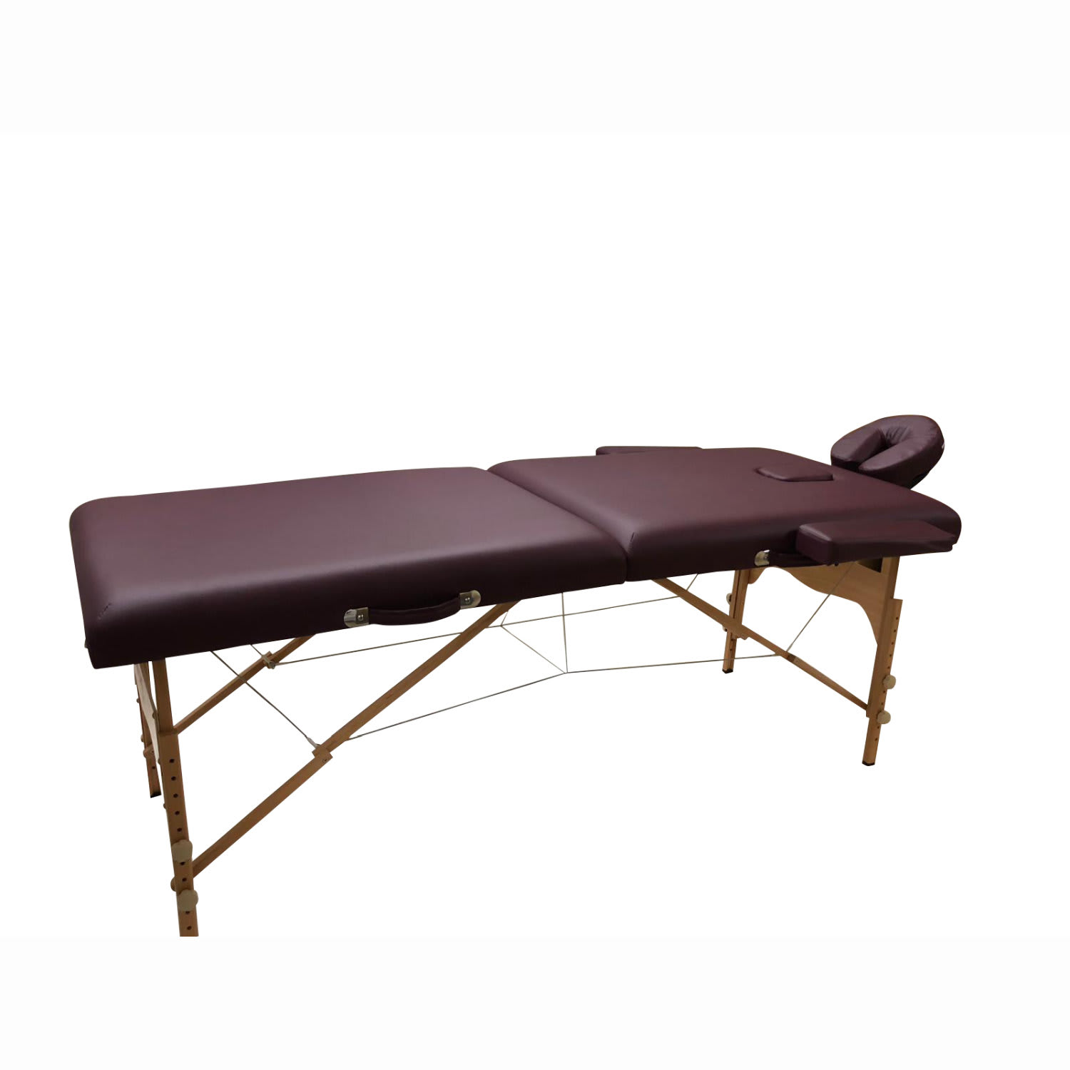 Comfort Plus Ahşap Masaj Masası İthal 201-Bordo - 3