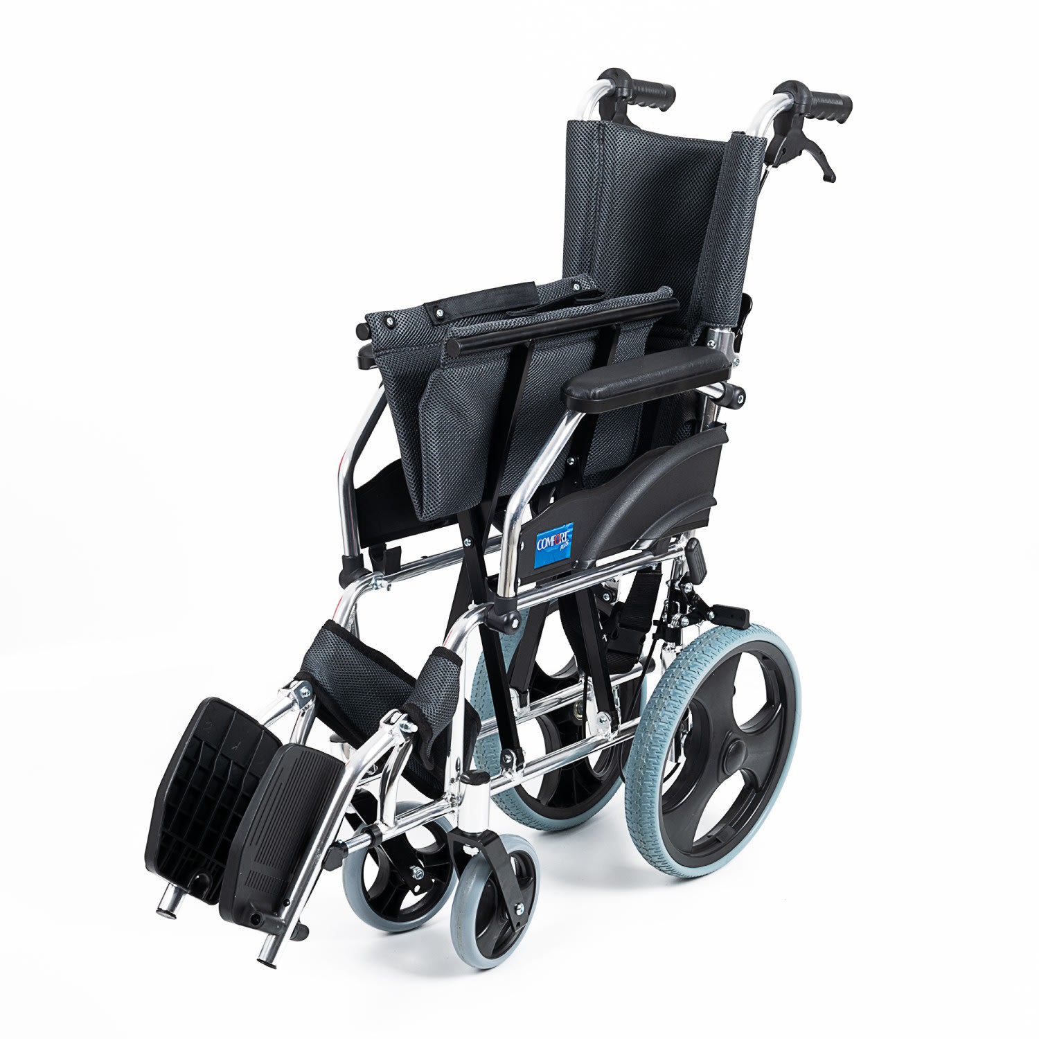 Comfort Plus KY863LABJ-A12 Füme  Alüminyum Transfer Özellikli  Tekerlekli Sandalye 6