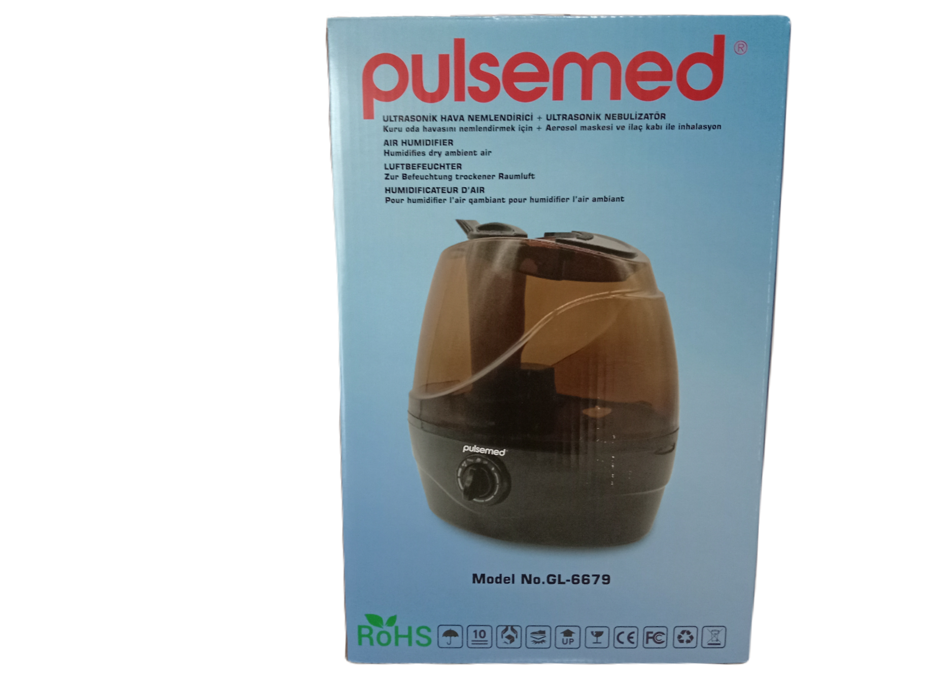 Pulsemed Ultrasonik Hava Nemlendirici GL-6679