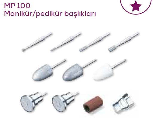 Beurer MP 100 Manikür/Pedikür Başlıkları