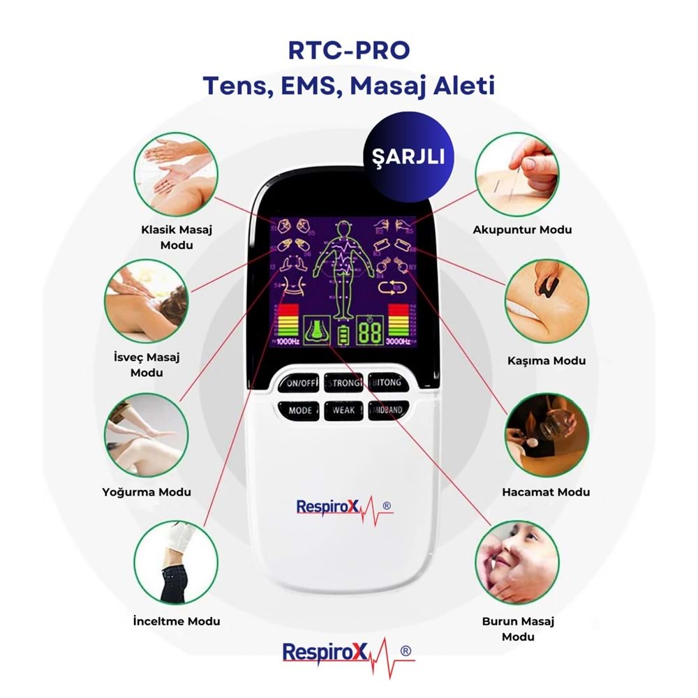 Respirox RTC-PRO Elektrikli TENS Aleti - 6