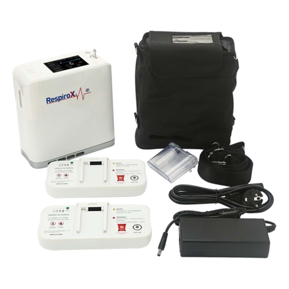 Respirox JLO-190İ Çift Bataryalı Taşınabilir Oksijen Konsantratörü - 2
