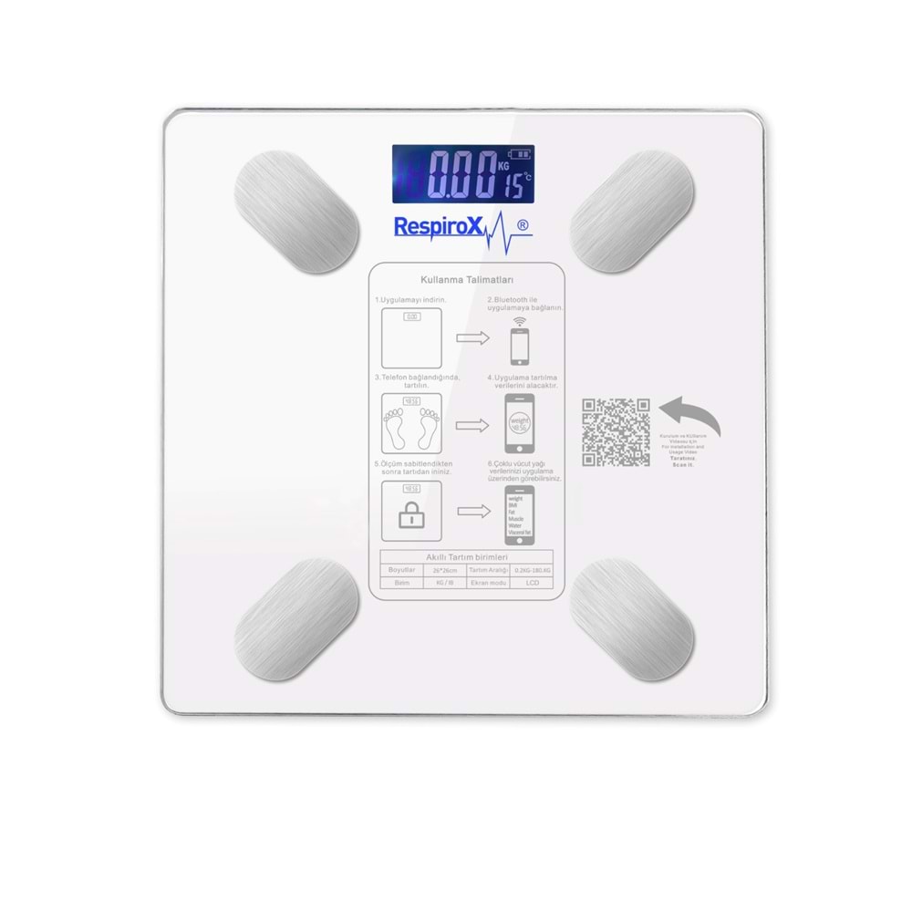 Respirox BL-2601 Vücut Yağ Analiz Baskülü