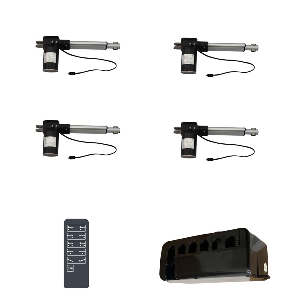 4’lü Motor Seti + Kontrol Ünitesi + Kumanda