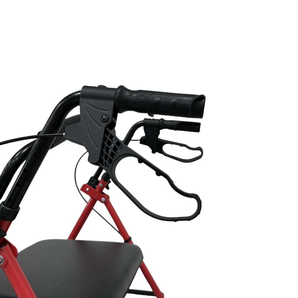 Respirox RR-01 Katlanabilir Kırmızı Rolatör - 6