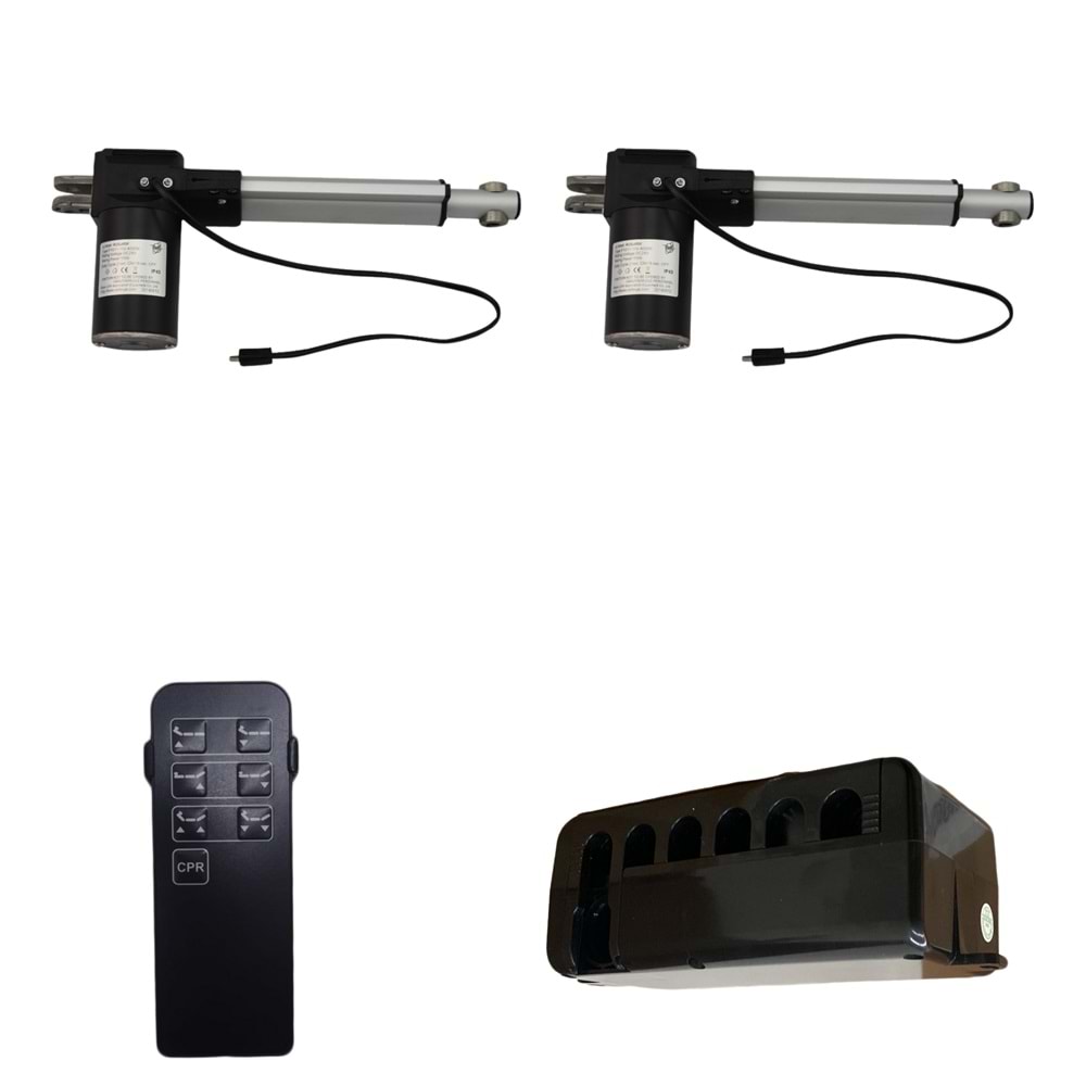 2’li Motor Seti + Kontrol Ünitesi + Kumanda