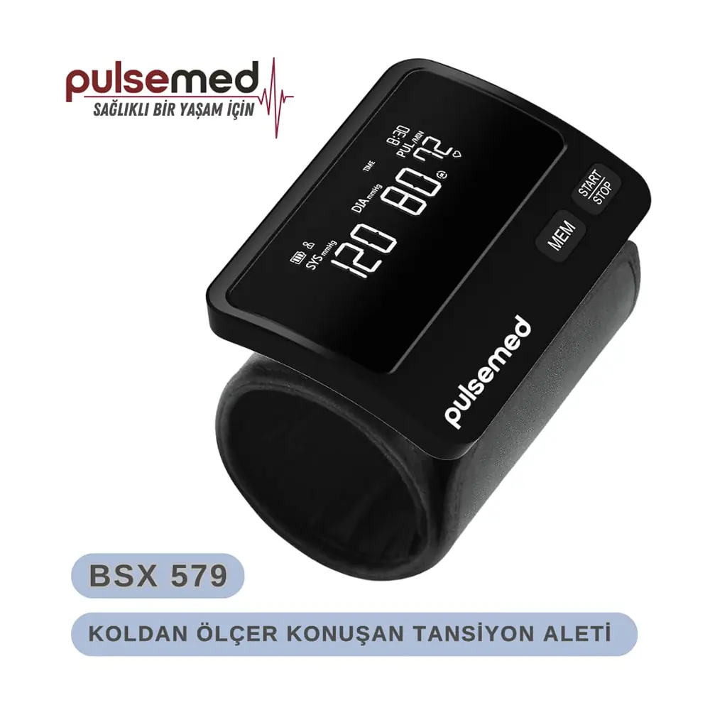 Pulsemed Dijital Konuşan Koldan Ölçer Tansiyon Aleti BSX579 - 2