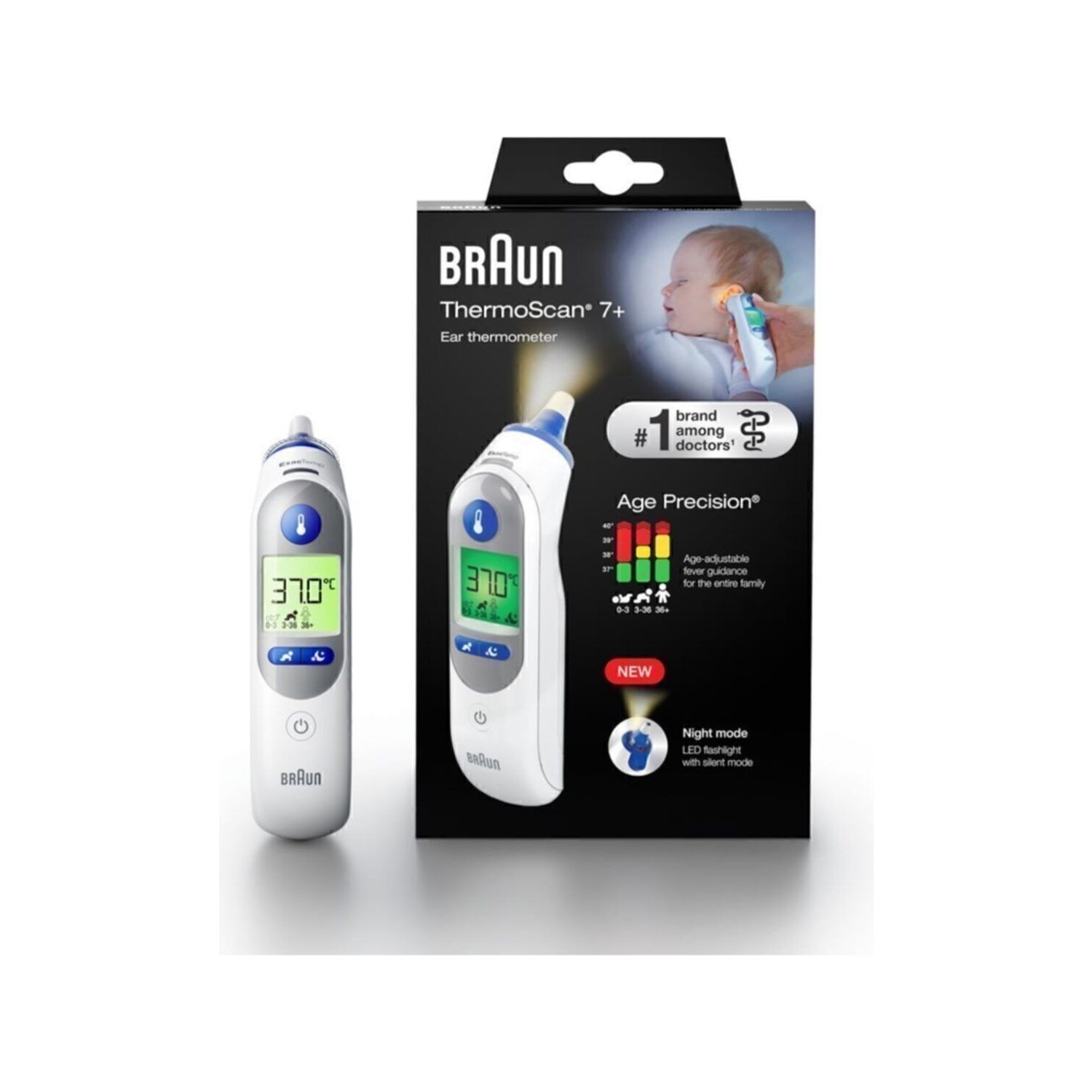 Mediterian Kulaktan IRT-6525 Thermoscan Kulaktan Ateş Ölçer Beyaz - 3