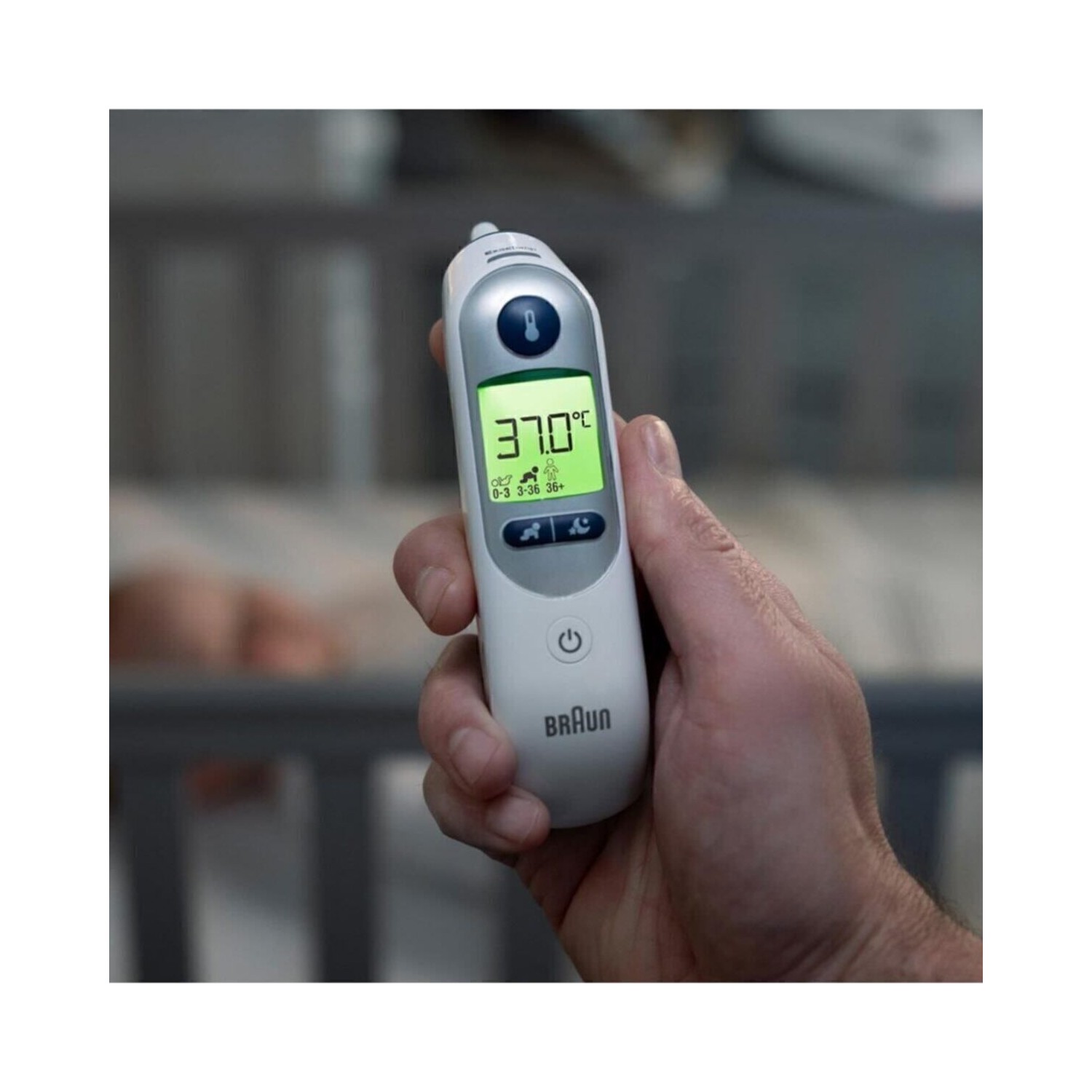 Mediterian Kulaktan IRT-6525 Thermoscan Kulaktan Ateş Ölçer Beyaz - 5