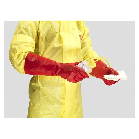 Ansell- SOLVEX® PREMIUM 37-900 Kimyasal ve Asit Eldiveni 1 Çift (7 Beden / S) - 6
