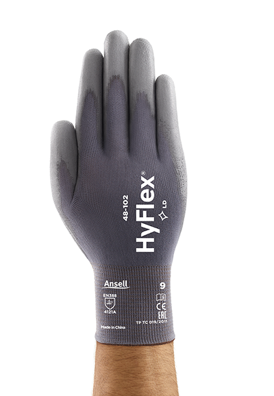 Ansell- Hyflex® 48-102 Sensilite Poliüretan Kaplı Hassas İş Eldiveni 1 Çift (9 Beden / L) - 2