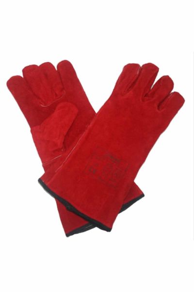 Veo F537 Kırmızı Kaynakçı Eldiveni Extra 1 Çift (10 Beden / XL)