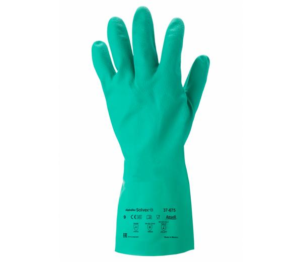 Ansell- SOLVEX® 37-675 Kimyasal ve Sıvı Korumalı Antistatik İş Eldiveni 1 Çift (8 Beden / M) - 4