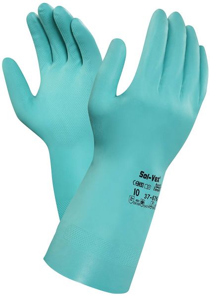 Ansell- SOLVEX® 37-676 Kimyasal ve Sıvı Korumalı Antistatik İş Eldiveni 1 Çift (7 Beden / S) - 1