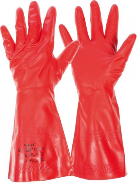 Ansell- SOLVEX® PREMIUM 37-900 Kimyasal ve Asit Eldiveni 1 Çift (9 Beden / L) - 2