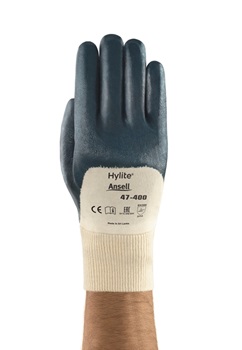 Ansell- HYLITE® 47-400 Nitril Kaplı Atık Toplama ve Montaj Eldiveni 1 Çift (9 Beden / L) - 5