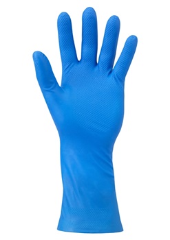 Ansell- VIRTEX® 79-700 Mavi Nitril Kimyasal ve Sıvı Korumalı İş Eldiveni 1 Çift (9 Beden / L) - 4