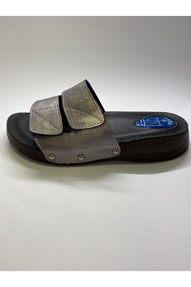 Siyo Comfort Memory Foam Taban Hakiki Deri Halluks Valgus Kemik Çıkıntısı Ve Topuk Dikeni Terliği - 2