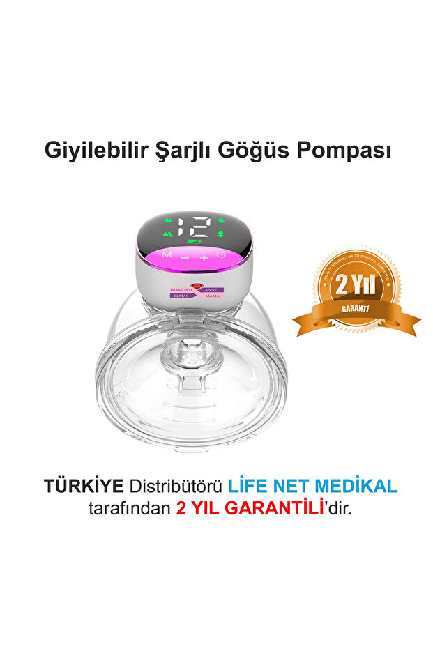 Diamond Mama Elmas Anne Giyilebilir Elektrikli Göğüs Pompası Ve Süt Pompası My-373 - 5