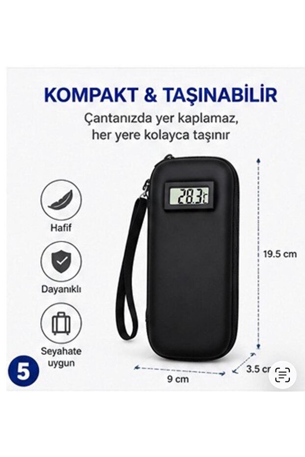 Mirmed İnsülin taşıma çantası dereceli RENK : SİYAH - 5