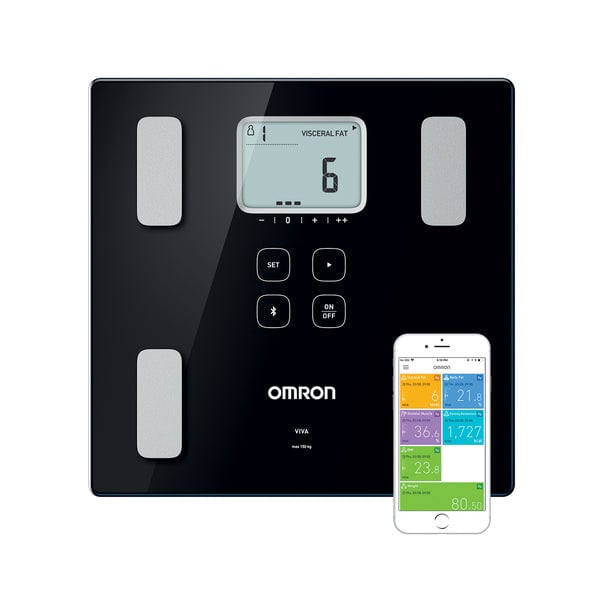 Omron Viva Hbf-222t-ebk Akıllı Vucut Analiz Tartısı
