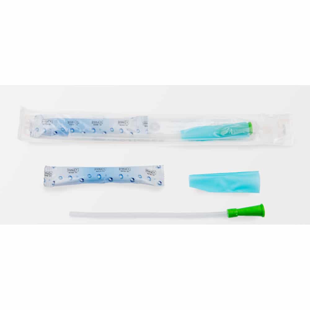 TibooCath Kendinden Kayganlaştırıcılı Su Soketli Steril Jelli Sonda CH 10-40 30'lu Paket 3