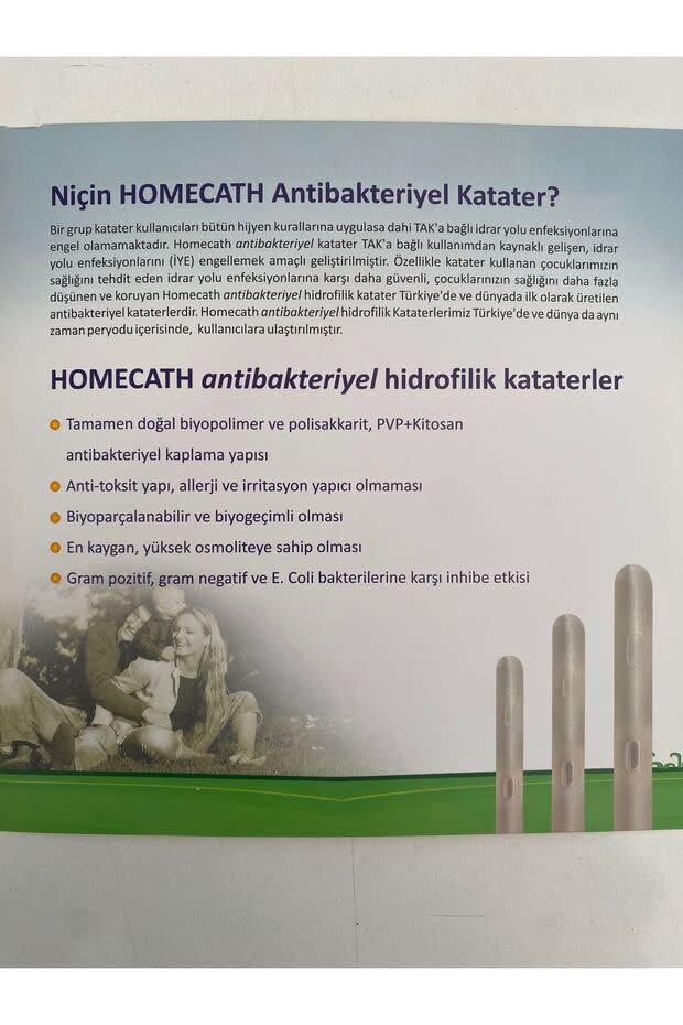 Homecath 10-40 Tak Sonda Hidrofilik Kateter Kendinden Kayganlaştırıcılı Jelli Sonda 30 Adet 4