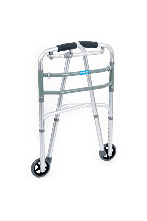Comfort Plus Dm912-5 Yetişkin 2 Tekerlekli Alüminyum Wolker Yürüteç 8