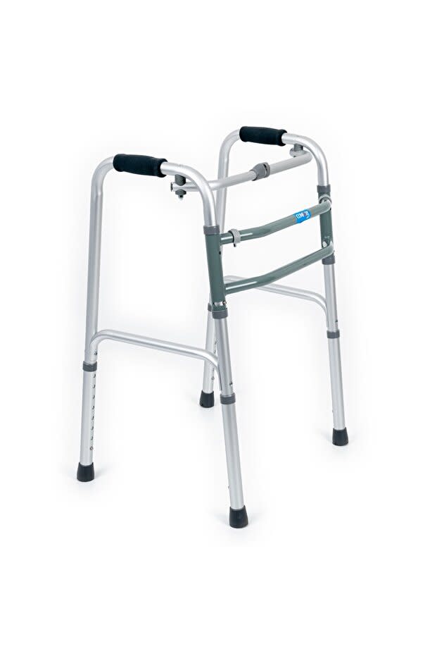 Comfort Plus Dm-915 İthal Walker Aliminyum Katlanabilir, Hareketli, Sabitlenebilir Yürüteç