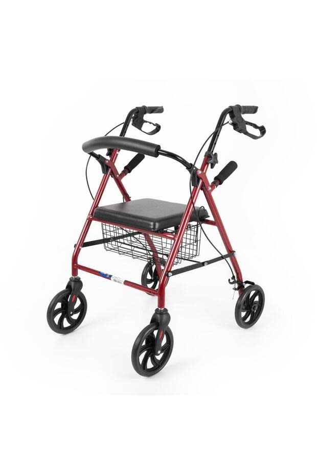 Comfort Plus Dm9144 Rolatör 4 Tekerlekli Yürüteç Walker 130 Kg Taşıma Kapasiteli 2