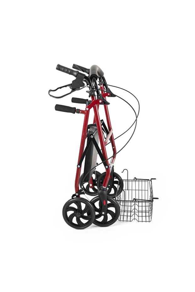 Comfort Plus Dm9144 Rolatör 4 Tekerlekli Yürüteç Walker 130 Kg Taşıma Kapasiteli 6