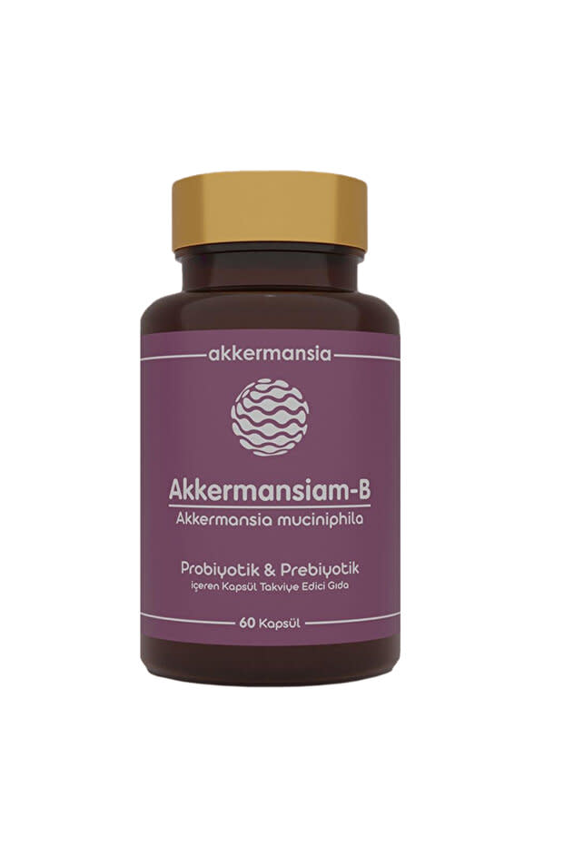 Akkermansiam-B Akkermansia Muciniphila İçeren Takviye Edici Gıda 60 Kapsül AkkermansiamB