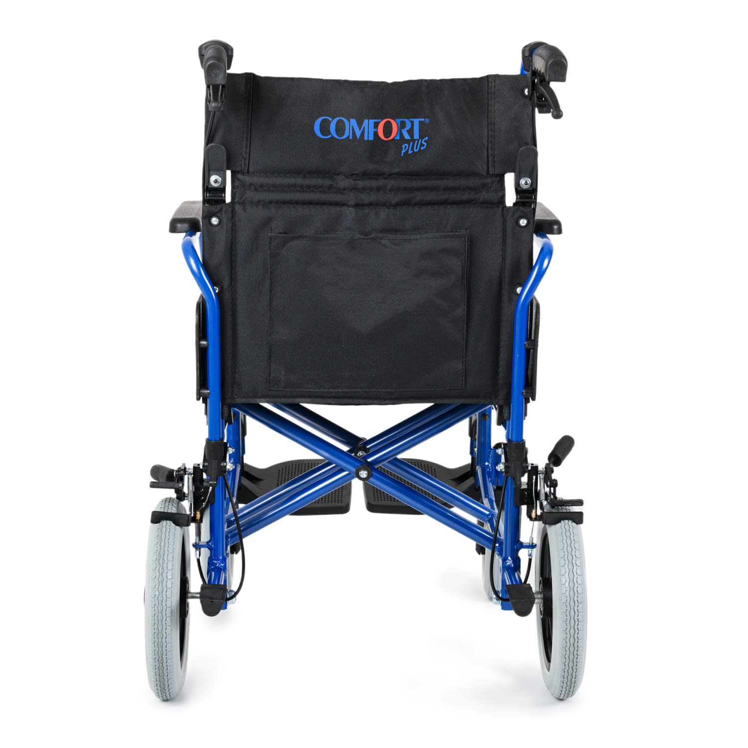 Comfort Plus DM-337 45cm Mavi Alüminyum Özellikli Transfer Tekerlekli Sandalye 4