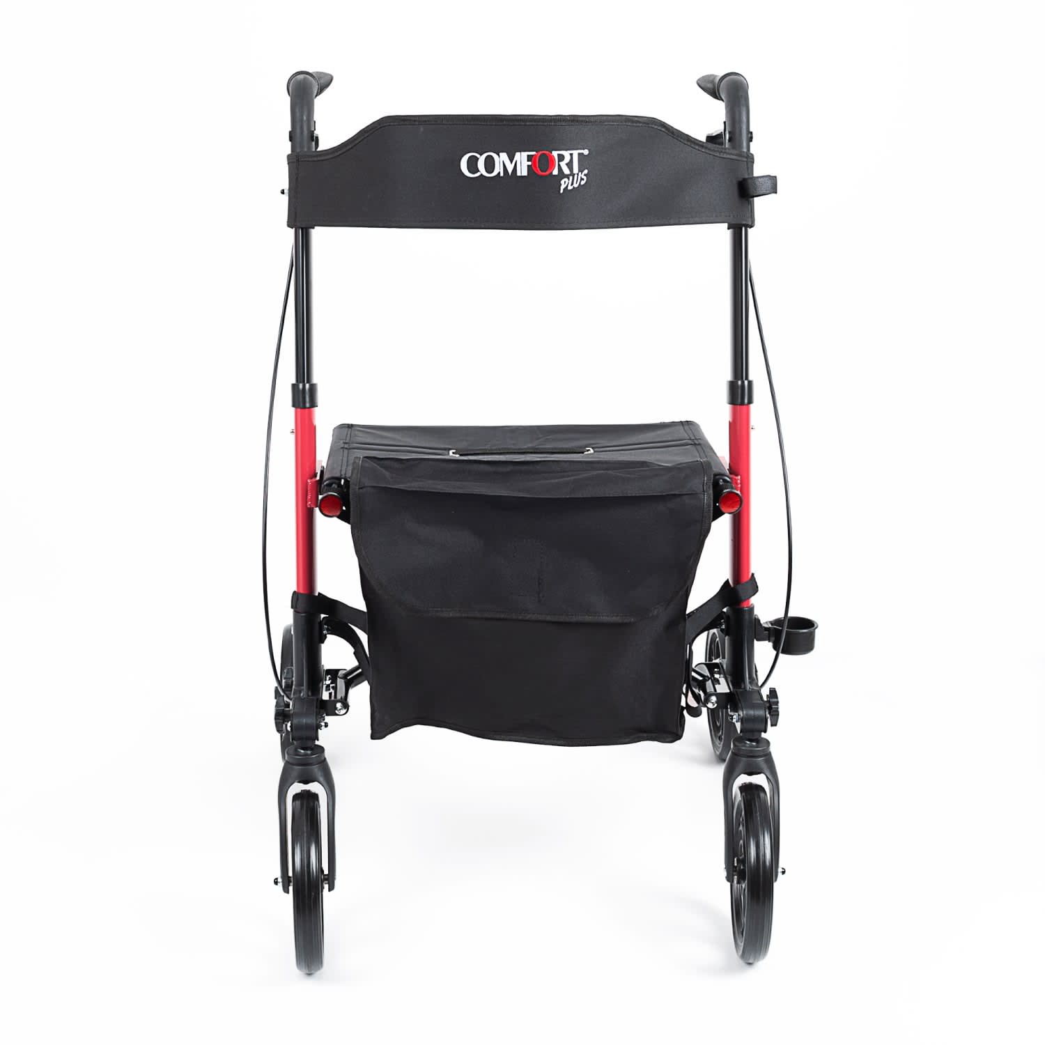 Comfort Plus DM-9102 Kırmızı Lüx Alüminyum Rolatör 3