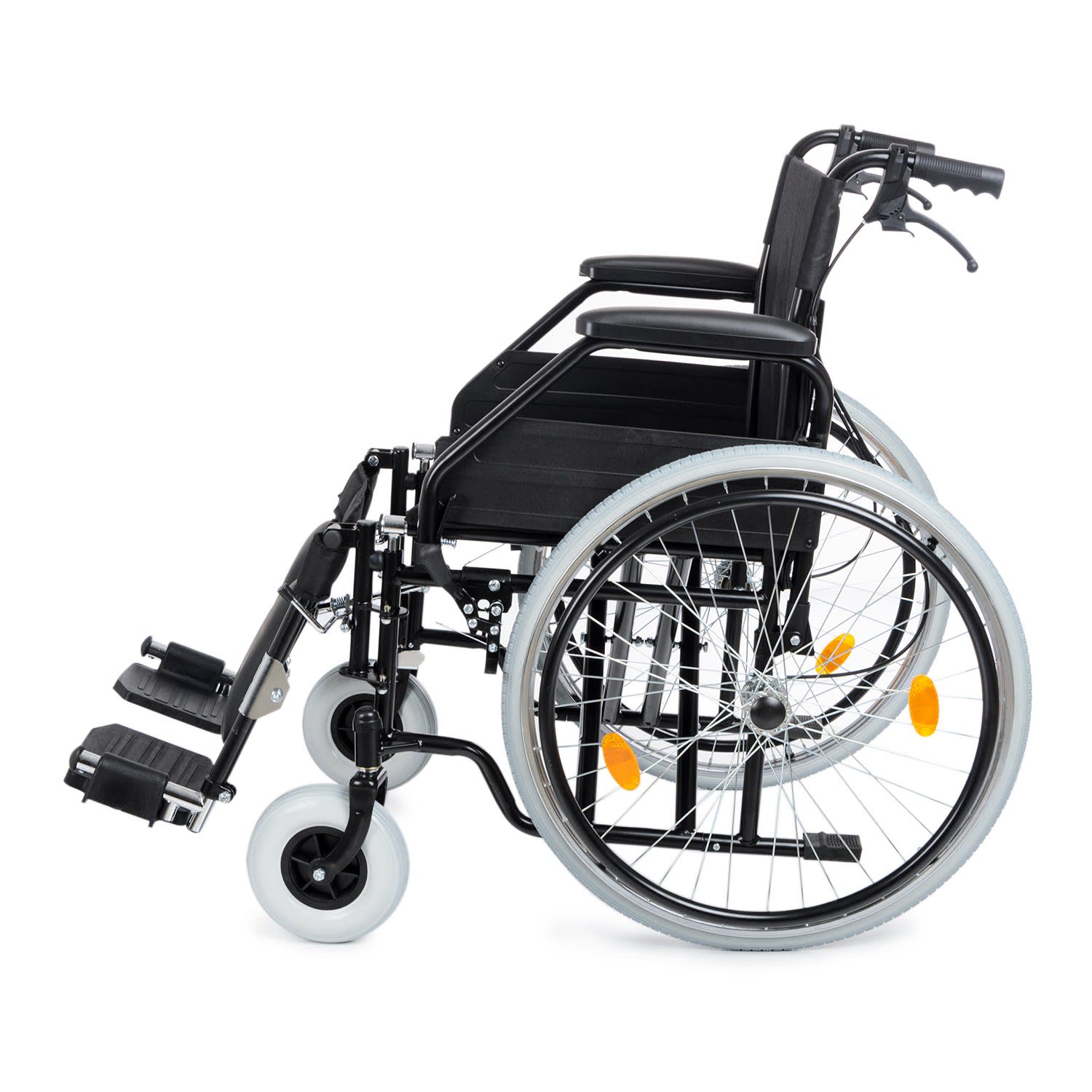 Comfort Plus DM-303 50cm Standart Manuel Tekerlekli Sandalye (Özellikli,Baldır Destekli) 2
