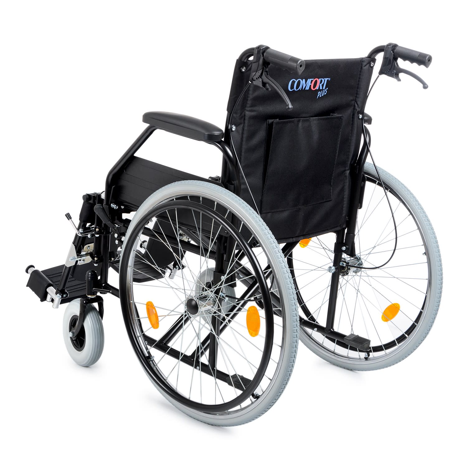 Comfort Plus DM-303 50cm Standart Manuel Tekerlekli Sandalye (Özellikli,Baldır Destekli) 3