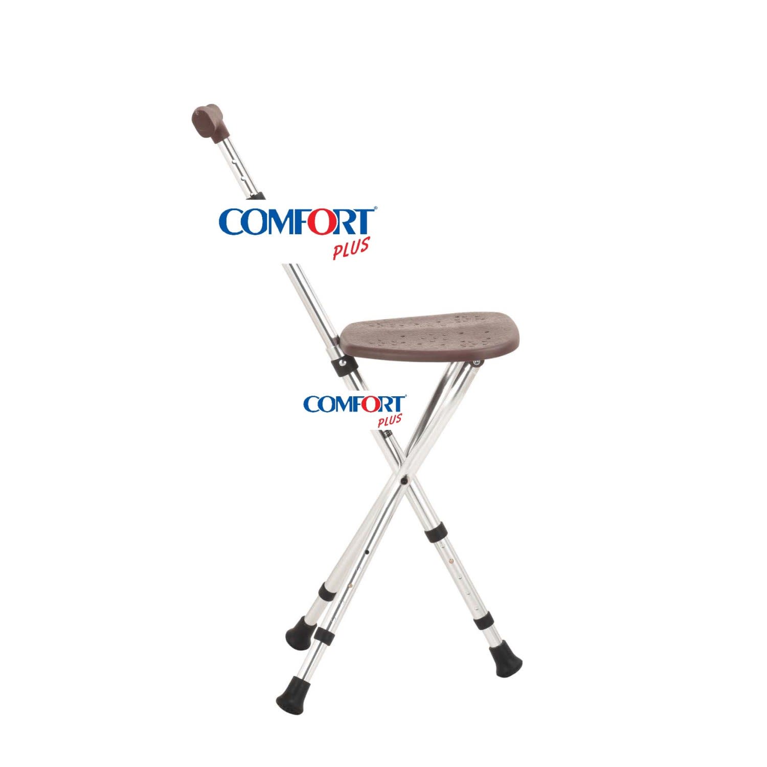 Comfort Plus DM-74 Oturaklı Baston (Yüksekliği Ayarlanır) 2