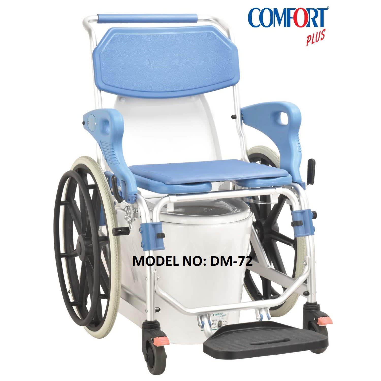 Comfort Plus DM-72 Banyo ve Tuvalet Özellikli Tekerlekli Sandalye 4