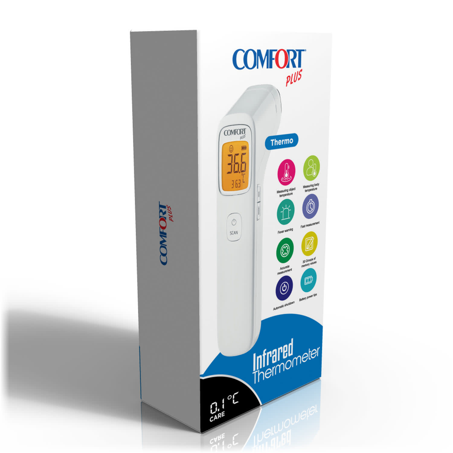 Comfort Plus Thermo Temassız Termometre Ateş Ölçer 2