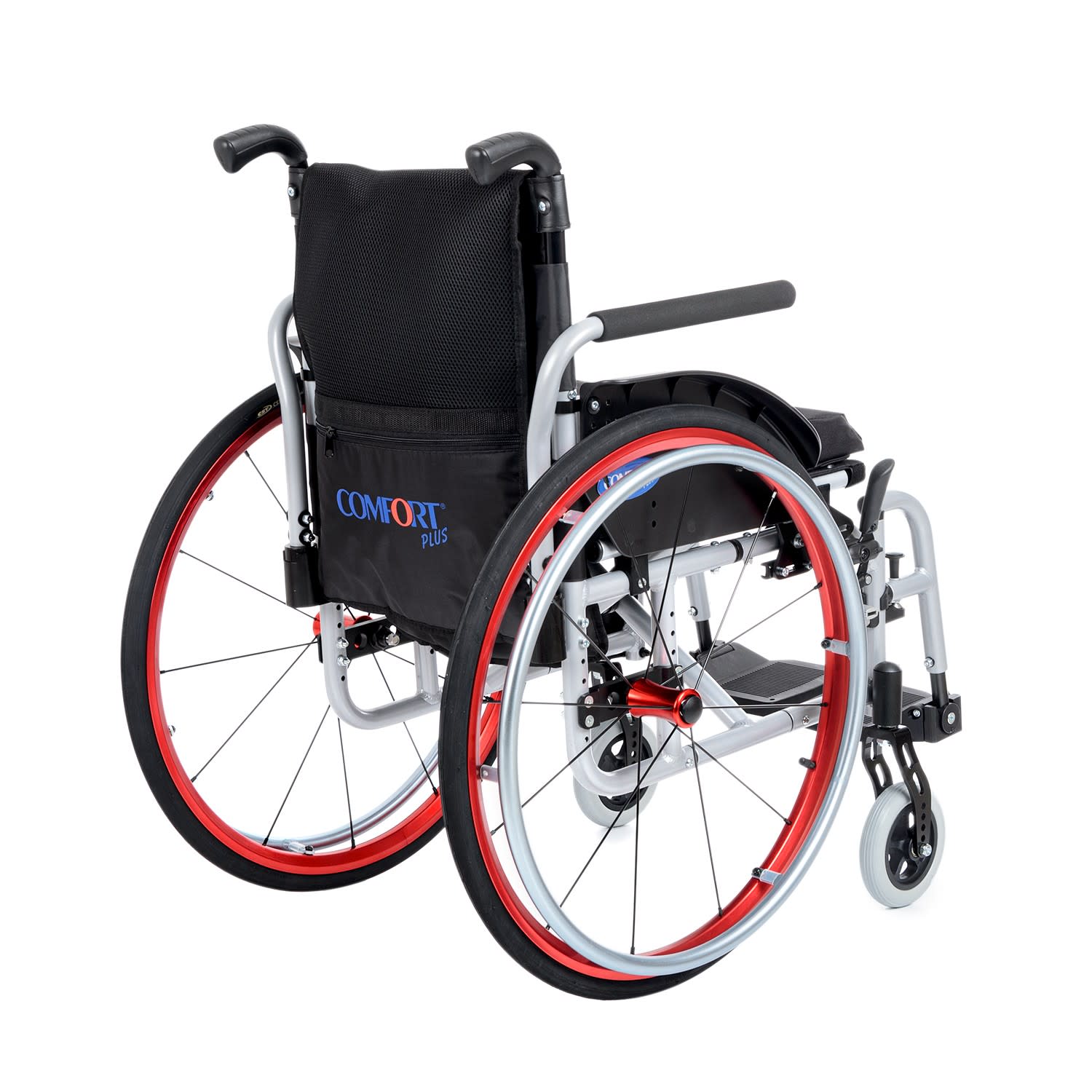 Comfort Plus DM-315 Active Hafif Manuel Alüminyum Tekerlekli Sandalye (Oturma Genişliği 40cm) 3