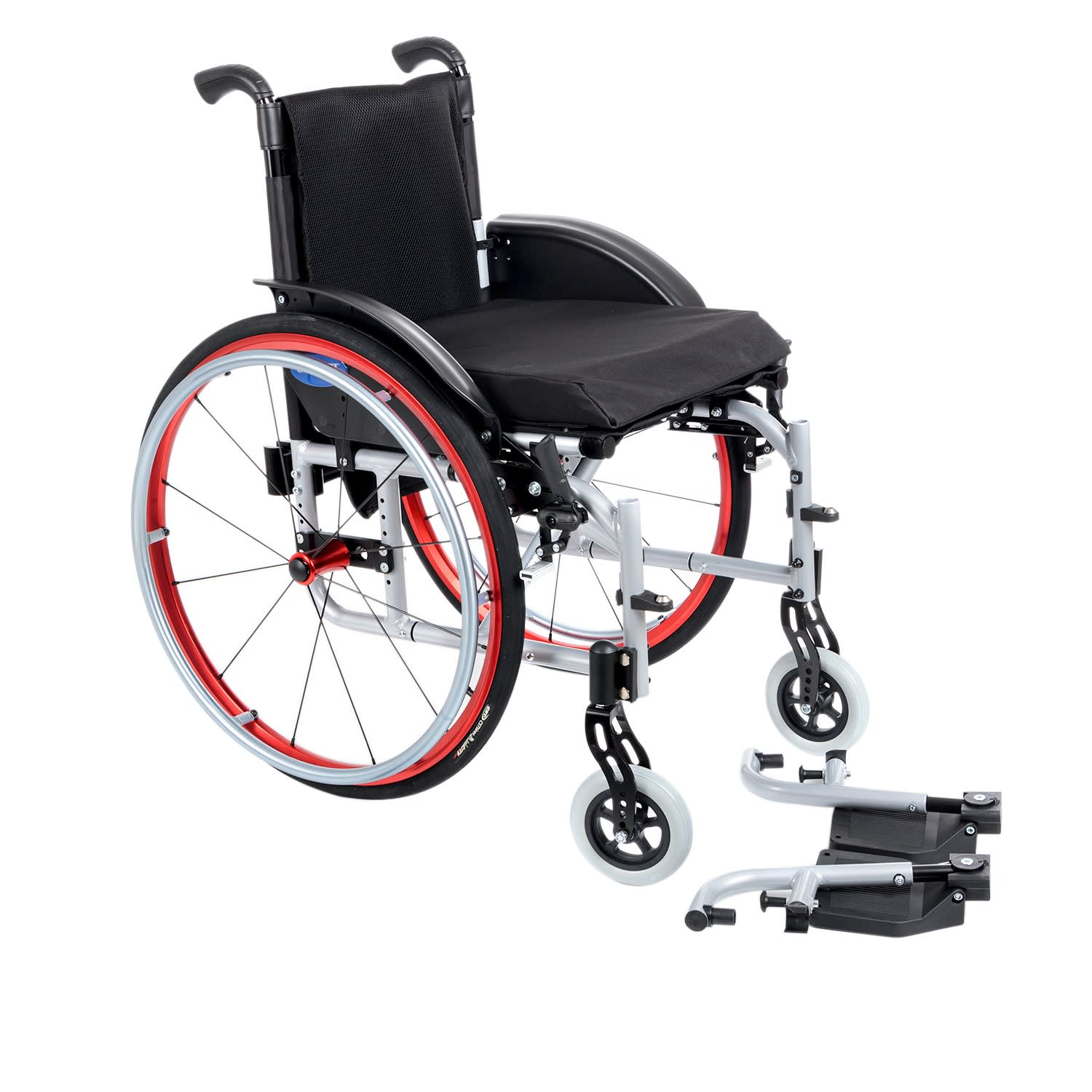 Comfort Plus DM-315 Active Hafif Manuel Alüminyum Tekerlekli Sandalye (Oturma Genişliği 40cm) 6