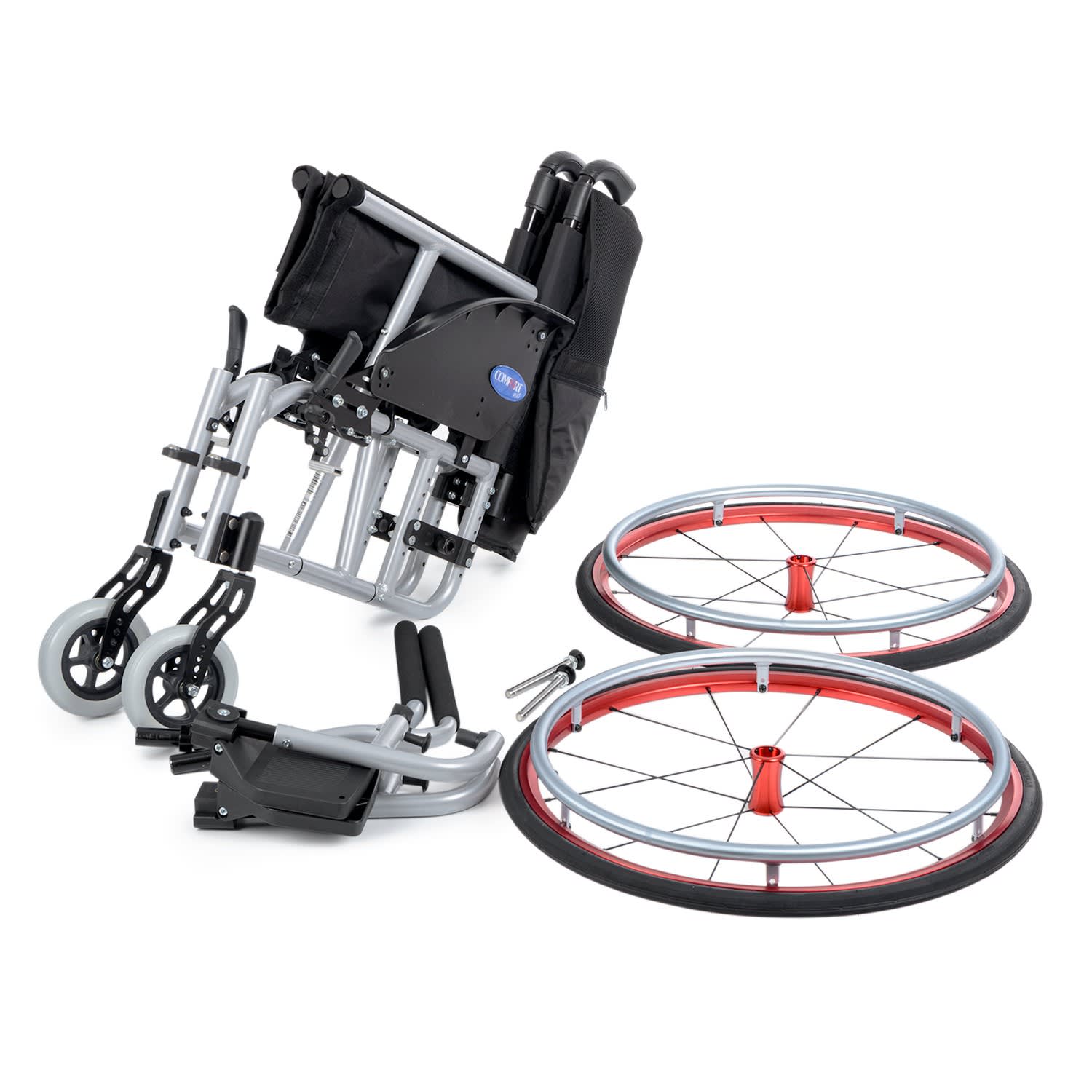 Comfort Plus DM-315 Active Hafif Manuel Alüminyum Tekerlekli Sandalye (Oturma Genişliği 40cm) 8