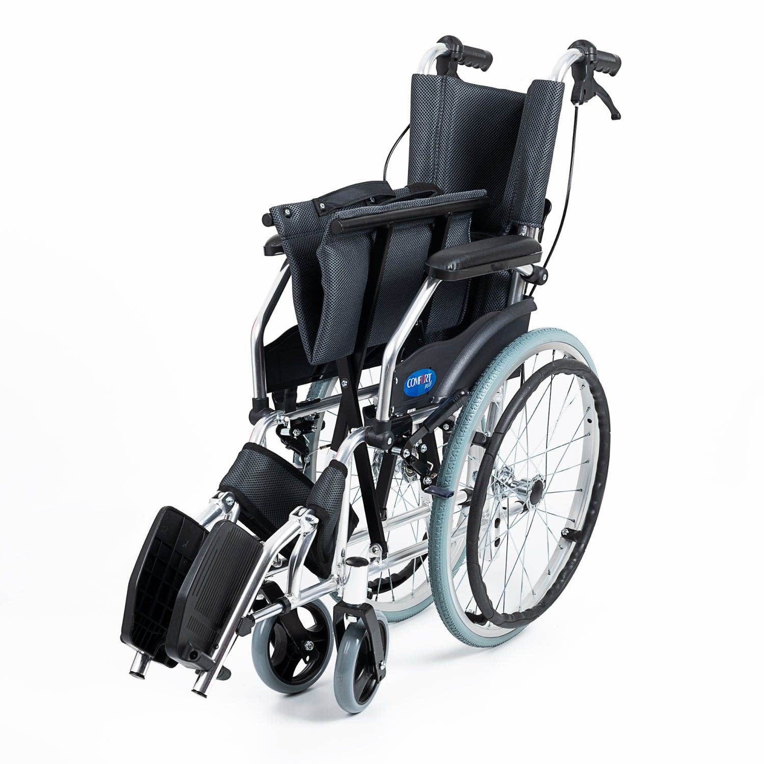 Comfort Plus KY863LAJ-A20 Füme Alüminyum Özellikli Tekerlekli Sandalye 7